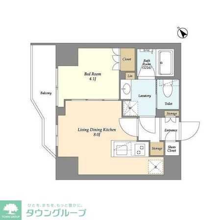 ルジェンテ・バリュ上野根岸の物件間取画像